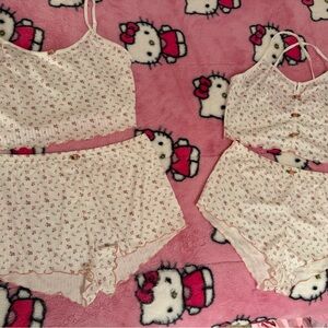 SOLD- Floral Pajama Sets